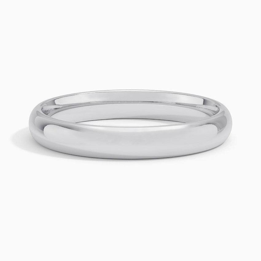 Classic 3mm Wedding Band - RV The diamond dealer