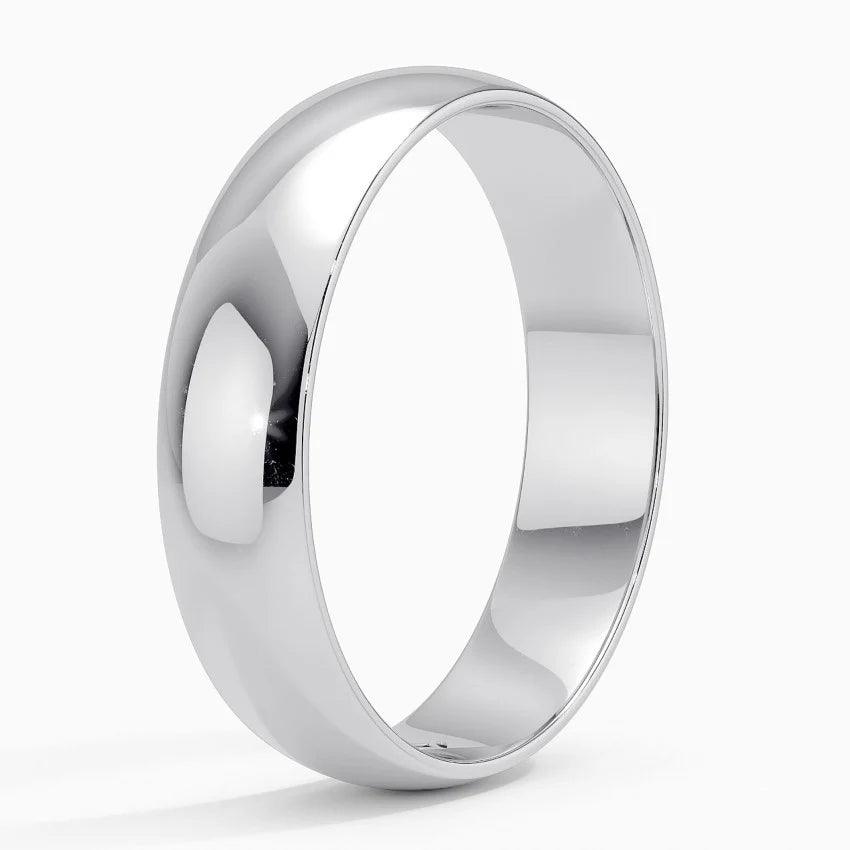Classic 5mm Wedding Band - RV The diamond dealer