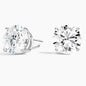 Basket Round Cut Diamond stud's - RV The diamond dealer