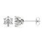 Crown Round Cut Diamond Stud's - RV The diamond dealer