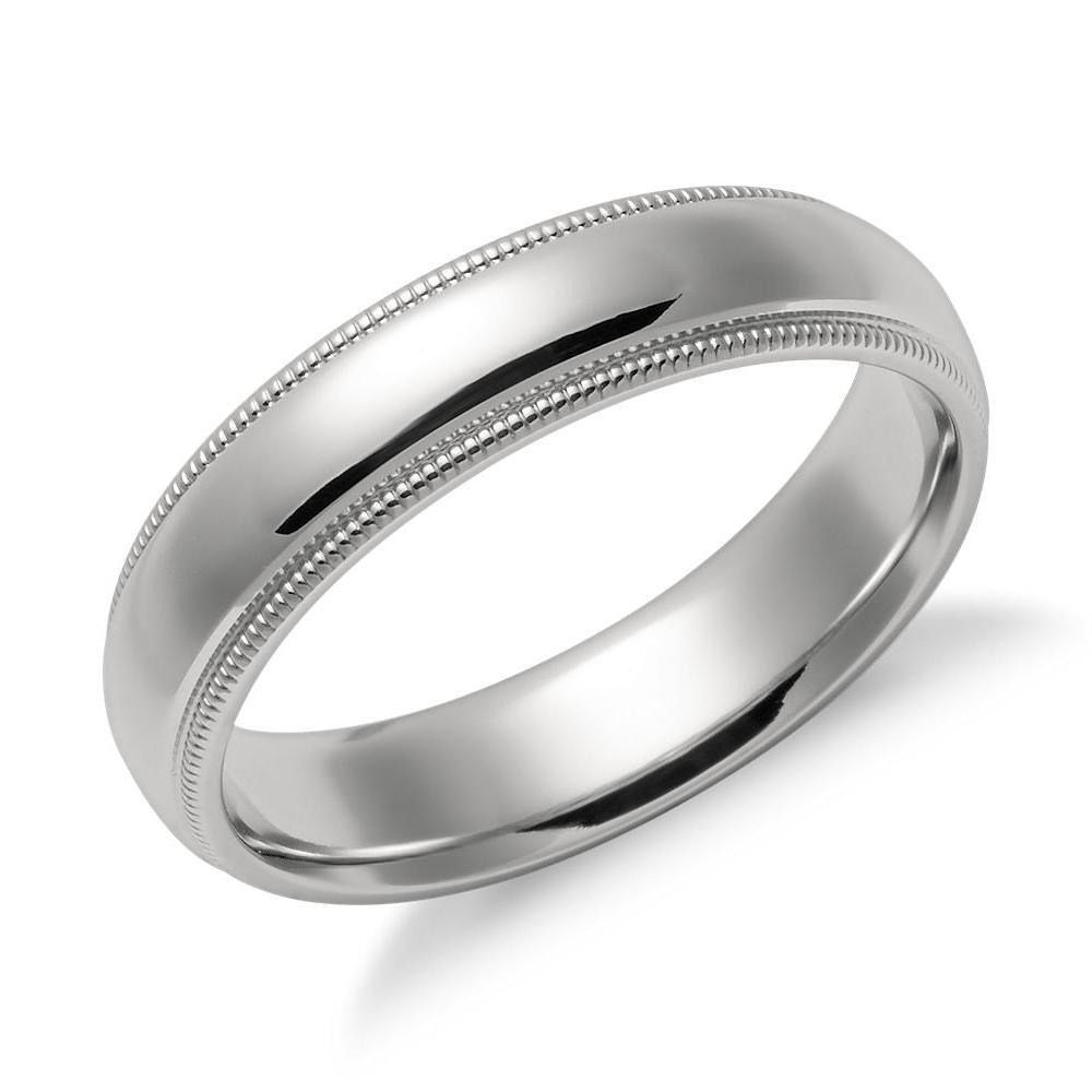 MillGrain Wedding band in 5mm - RV The diamond dealer