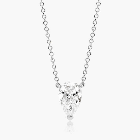Pear Shape Diamond Pendant