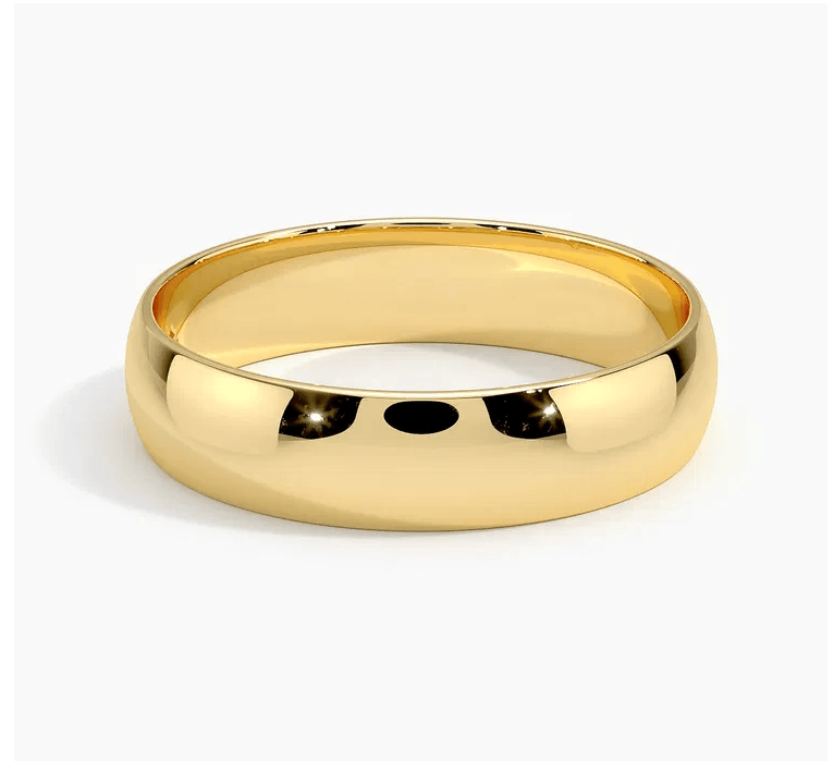 Classic 5mm Wedding Band - RV The diamond dealer